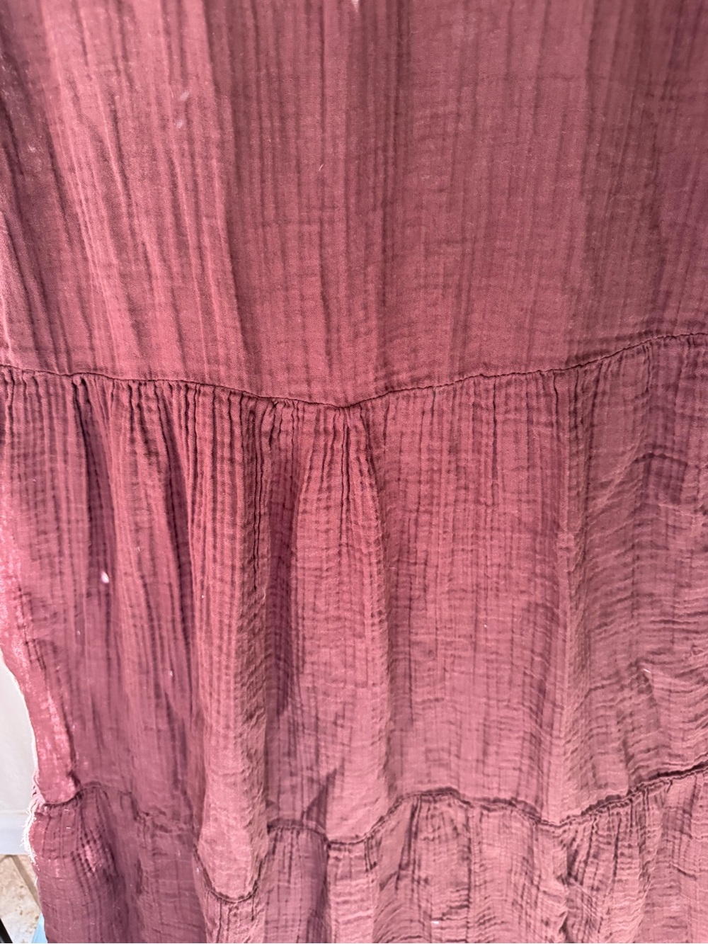Anthropologie | Cottage Core The Kallie Flowy V-Neck Cotton Maxi Dress Medium - Picture 7 of 9